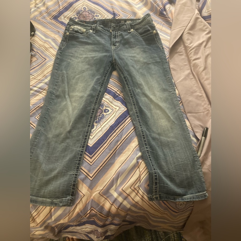 Miss me cropped jeans